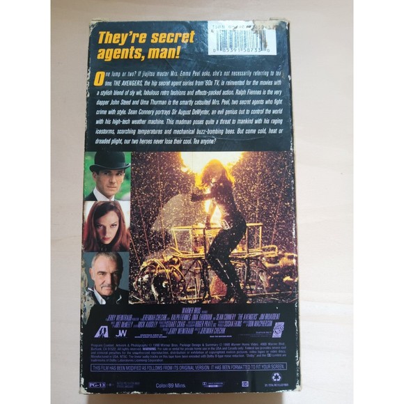 The Avengers VHS - Picture 2 of 2
